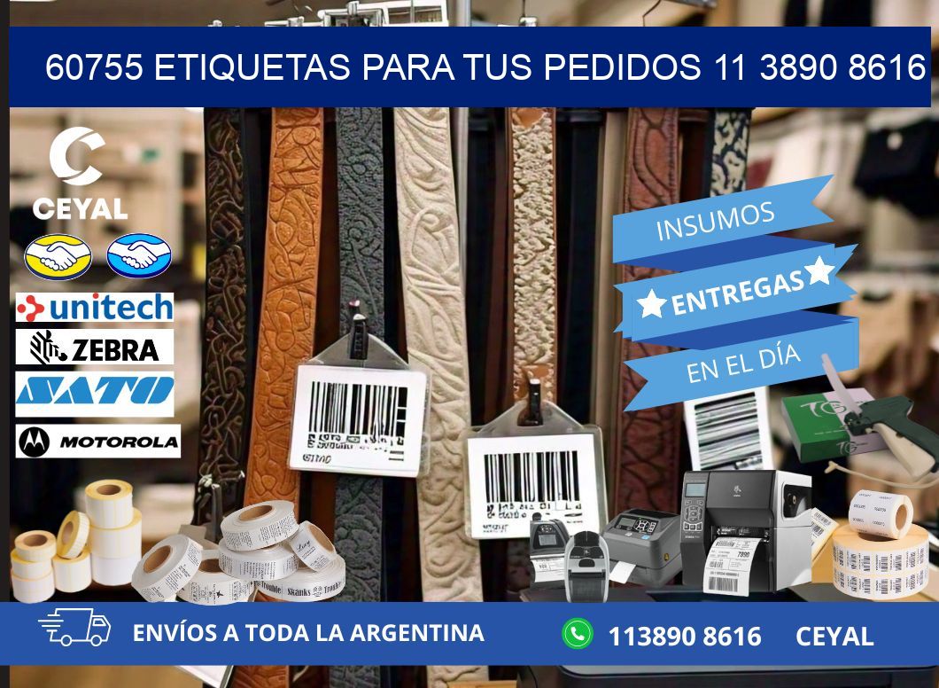 60755 ETIQUETAS PARA TUS PEDIDOS 11 3890 8616