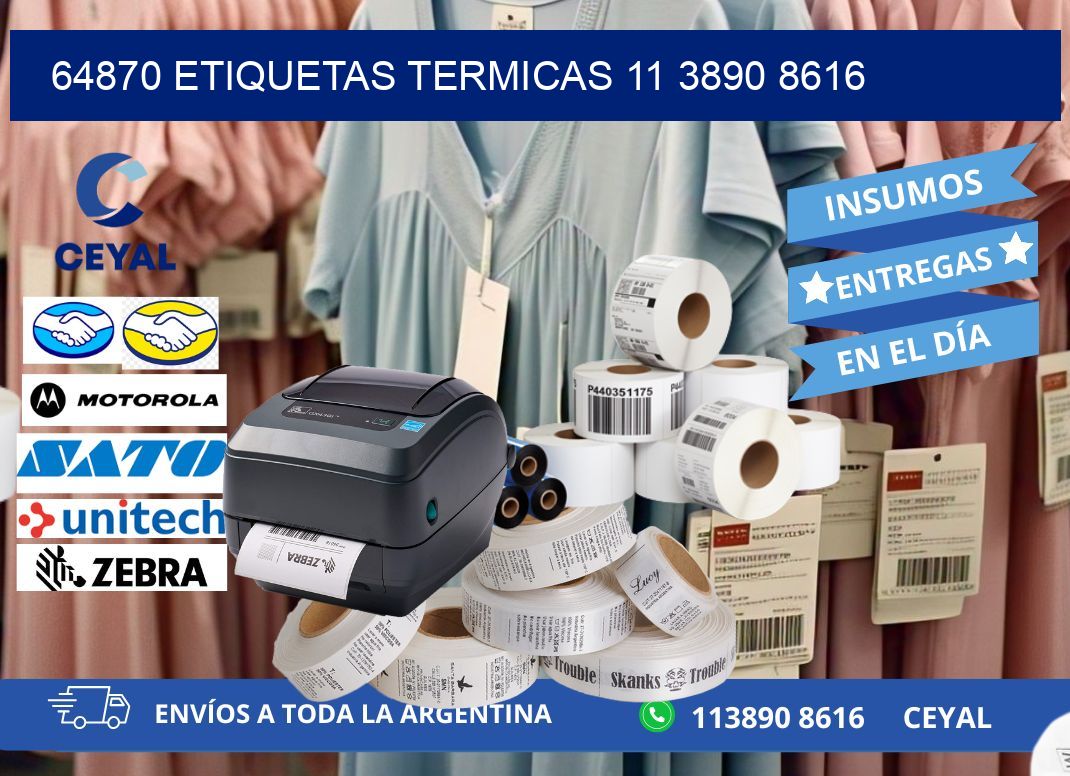 64870 ETIQUETAS TERMICAS 11 3890 8616