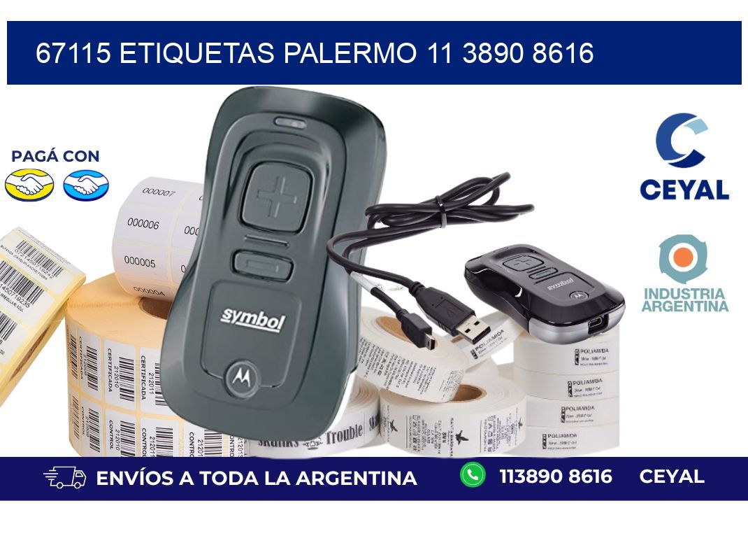 67115 ETIQUETAS PALERMO 11 3890 8616