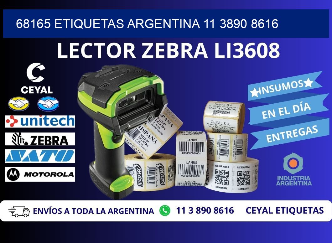 68165 ETIQUETAS ARGENTINA 11 3890 8616