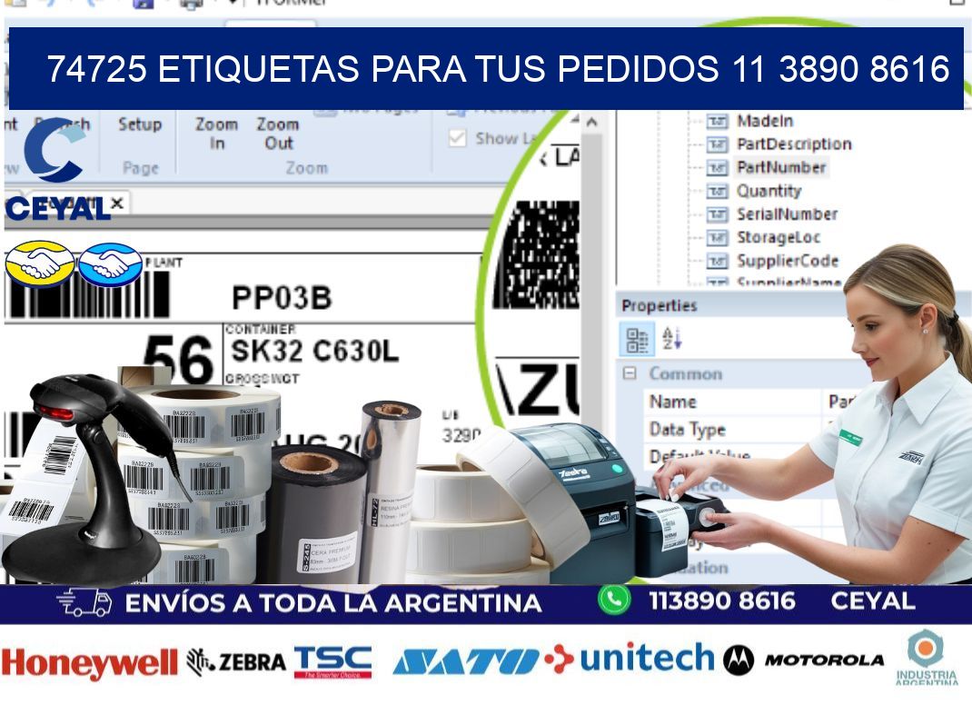 74725 ETIQUETAS PARA TUS PEDIDOS 11 3890 8616