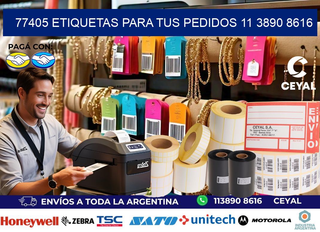 77405 ETIQUETAS PARA TUS PEDIDOS 11 3890 8616