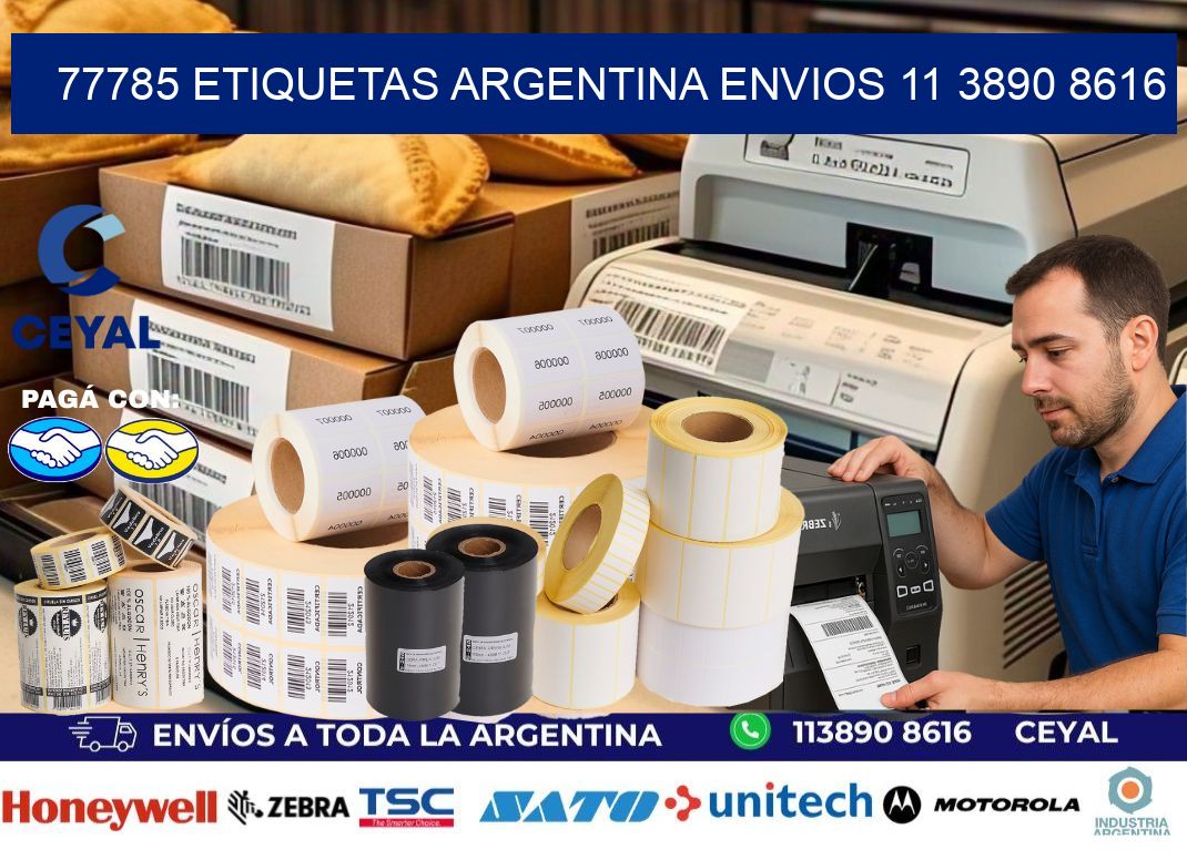 77785 ETIQUETAS ARGENTINA ENVIOS 11 3890 8616