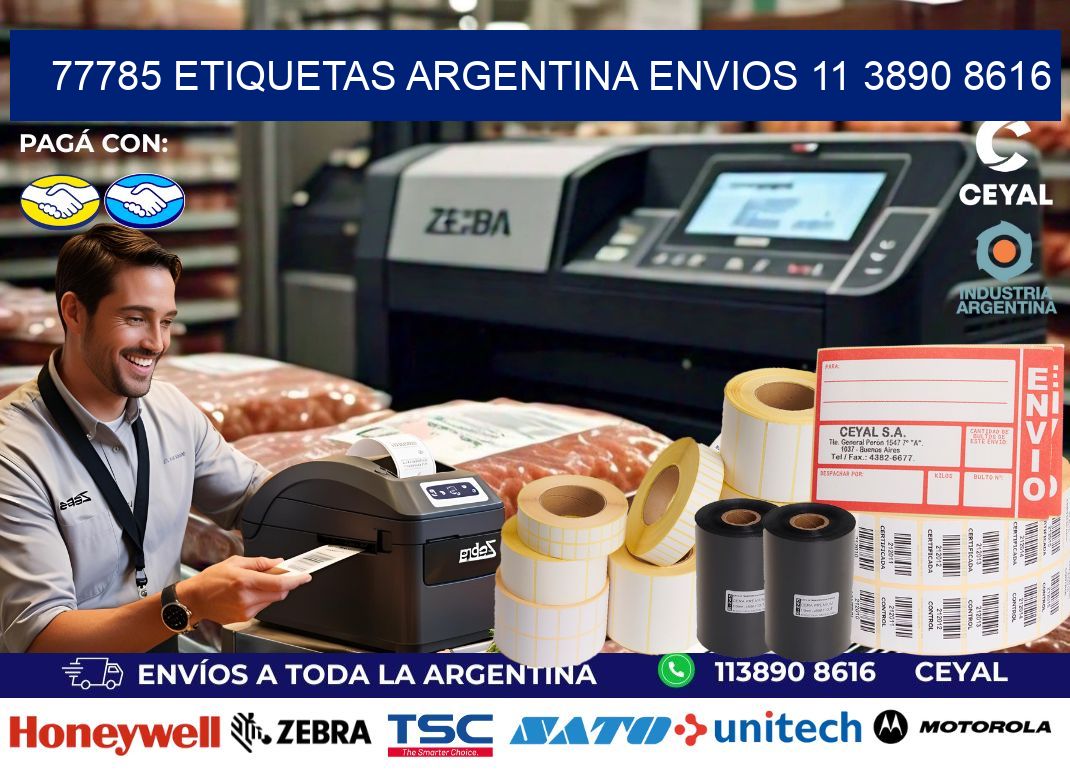 77785 ETIQUETAS ARGENTINA ENVIOS 11 3890 8616