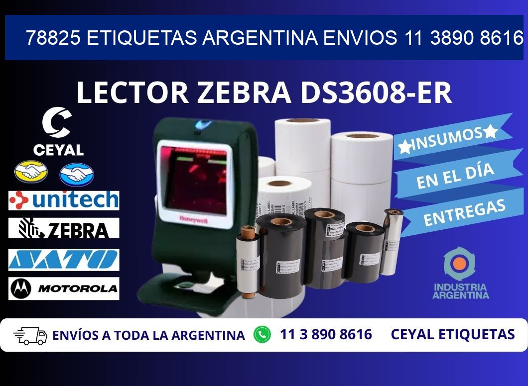78825 ETIQUETAS ARGENTINA ENVIOS 11 3890 8616