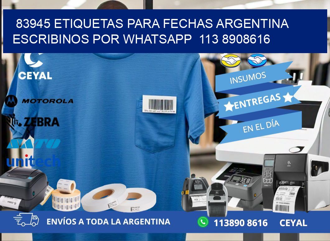 83945 ETIQUETAS PARA FECHAS ARGENTINA ESCRIBINOS POR WHATSAPP  113 8908616