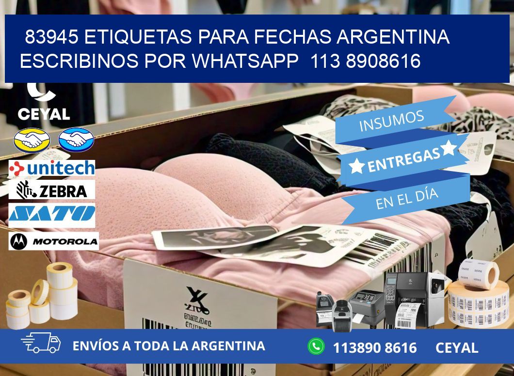 83945 ETIQUETAS PARA FECHAS ARGENTINA ESCRIBINOS POR WHATSAPP  113 8908616