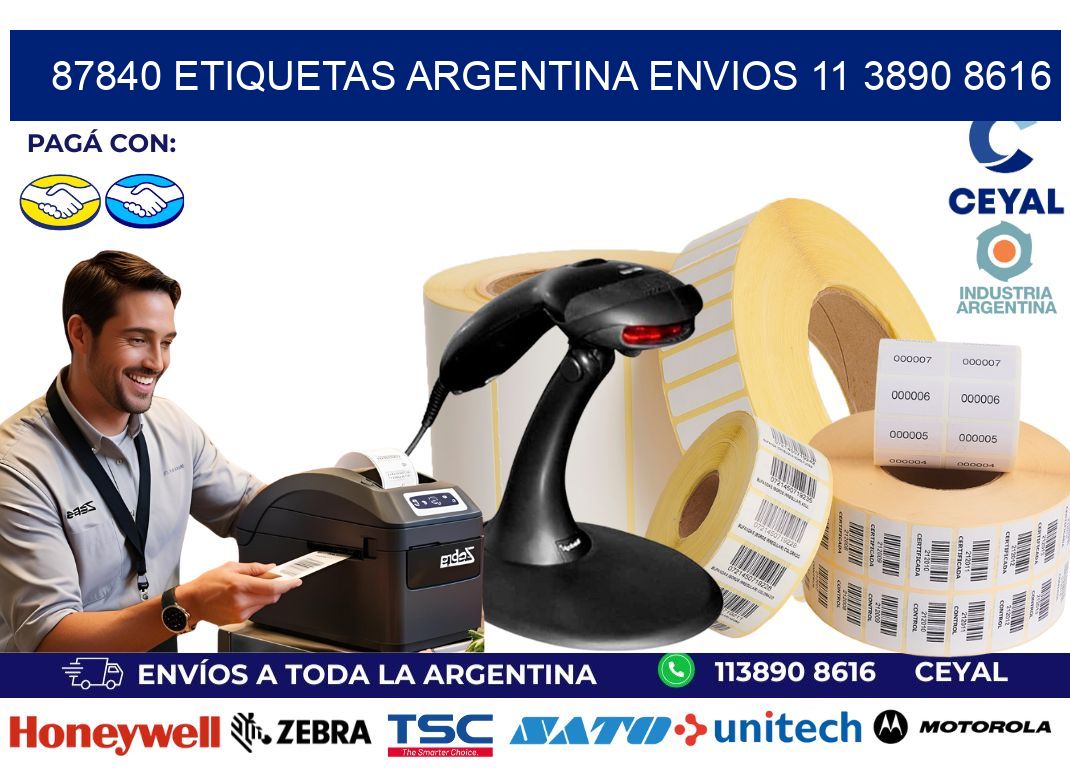 87840 ETIQUETAS ARGENTINA ENVIOS 11 3890 8616