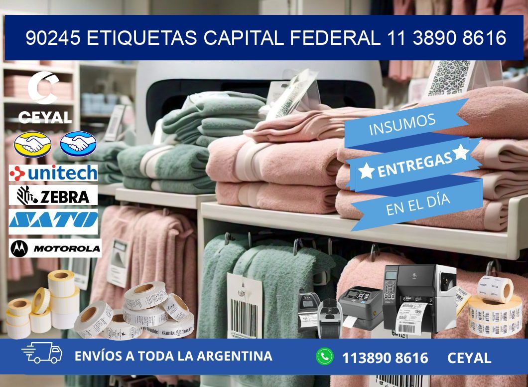 90245 ETIQUETAS CAPITAL FEDERAL 11 3890 8616