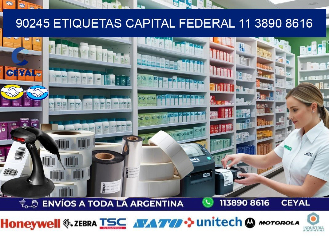 90245 ETIQUETAS CAPITAL FEDERAL 11 3890 8616