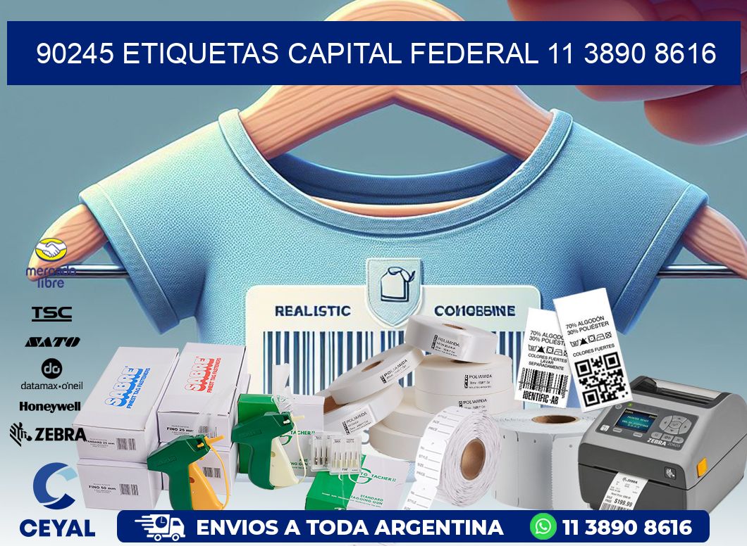 90245 ETIQUETAS CAPITAL FEDERAL 11 3890 8616