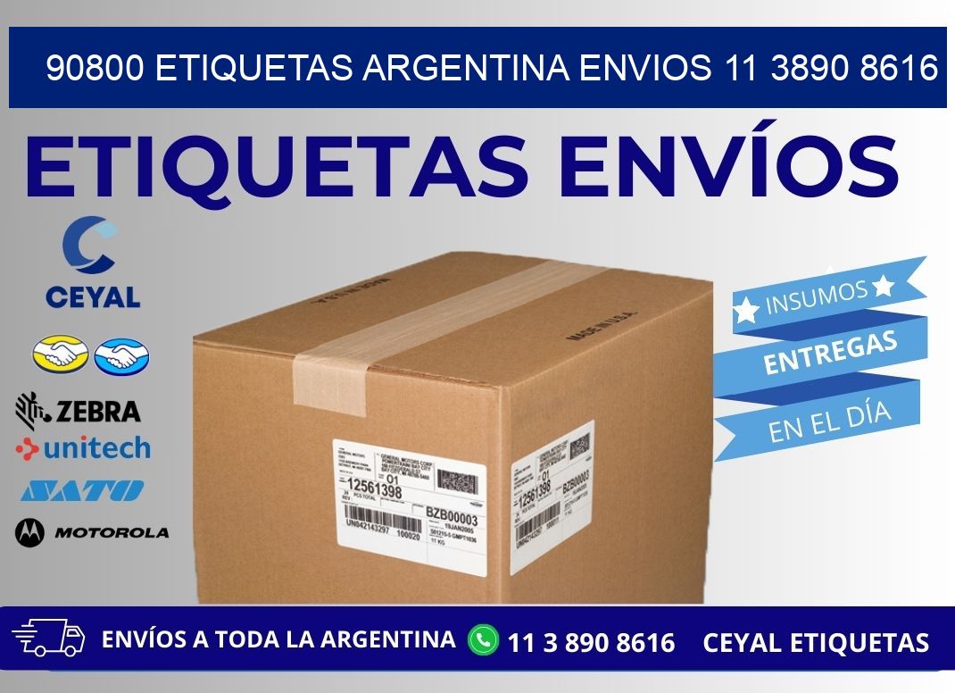 90800 ETIQUETAS ARGENTINA ENVIOS 11 3890 8616
