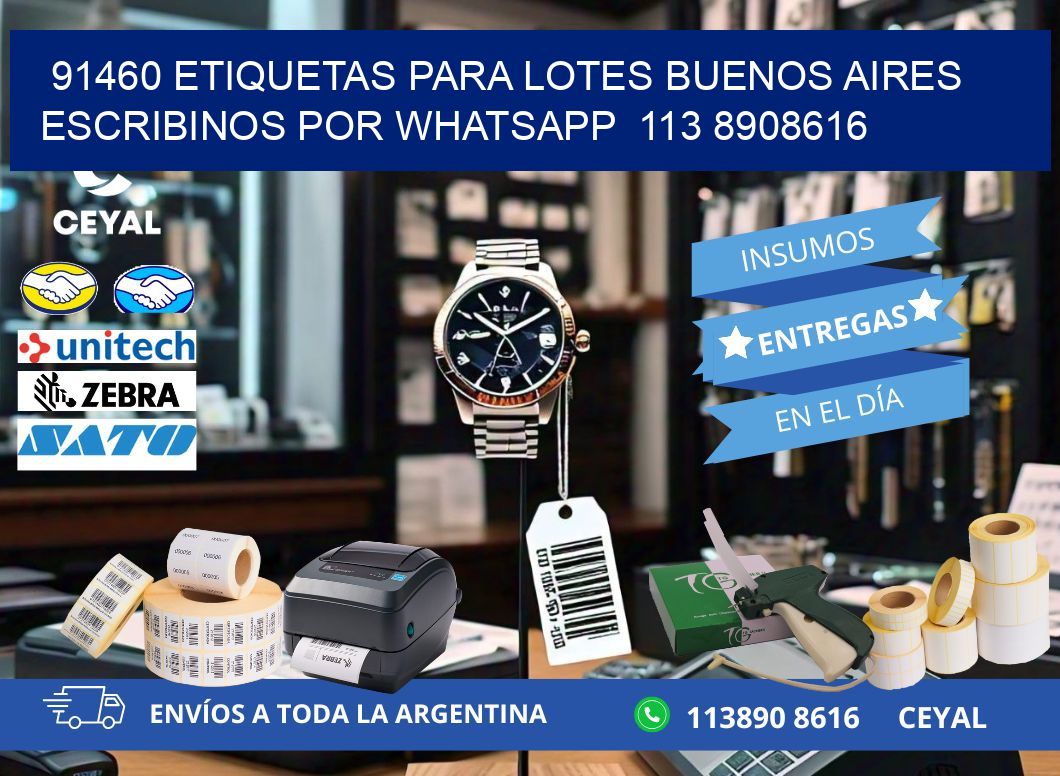 91460 ETIQUETAS PARA LOTES BUENOS AIRES ESCRIBINOS POR WHATSAPP  113 8908616