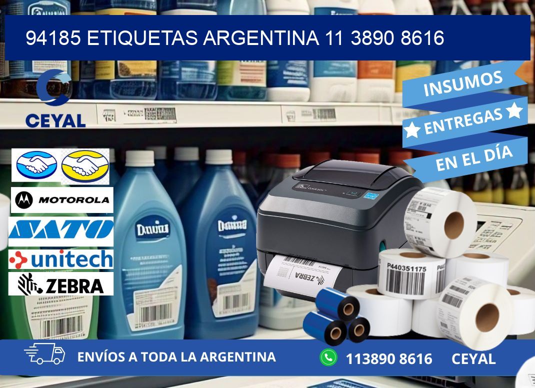 94185 ETIQUETAS ARGENTINA 11 3890 8616