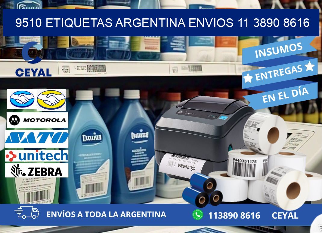 9510 ETIQUETAS ARGENTINA ENVIOS 11 3890 8616
