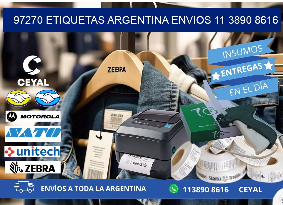 97270 ETIQUETAS ARGENTINA ENVIOS 11 3890 8616