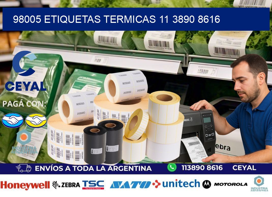 98005 ETIQUETAS TERMICAS 11 3890 8616