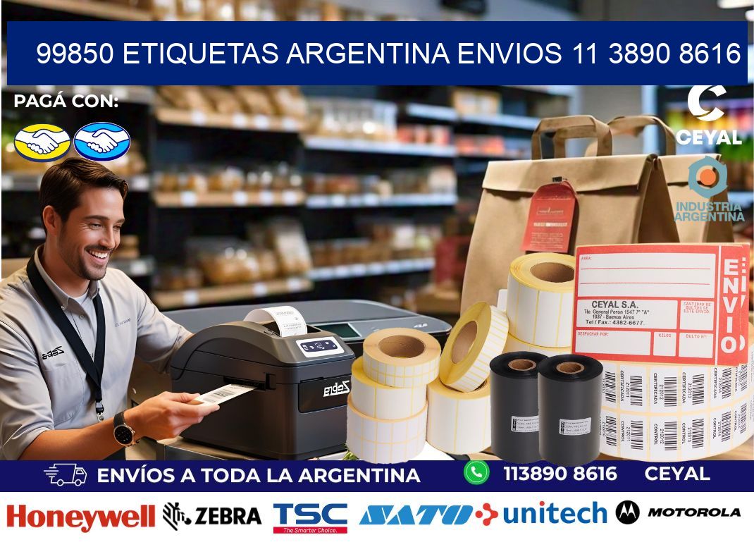 99850 ETIQUETAS ARGENTINA ENVIOS 11 3890 8616
