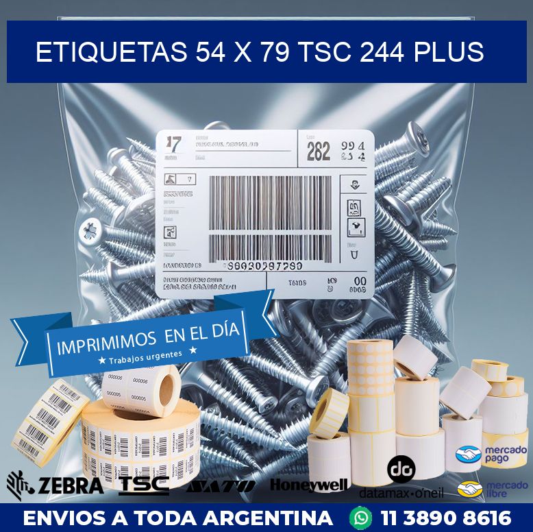 ETIQUETAS 54 x 79 TSC 244 PLUS
