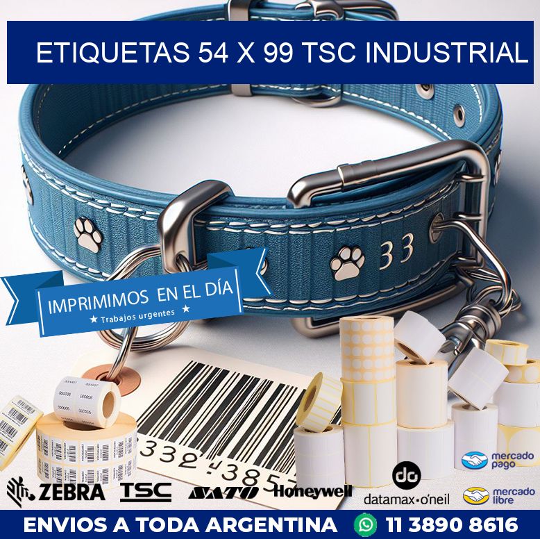 ETIQUETAS 54 x 99 TSC INDUSTRIAL