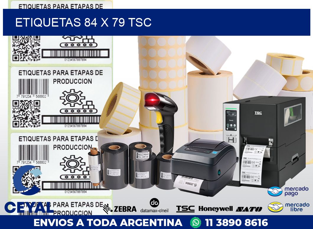 ETIQUETAS 84 x 79 TSC