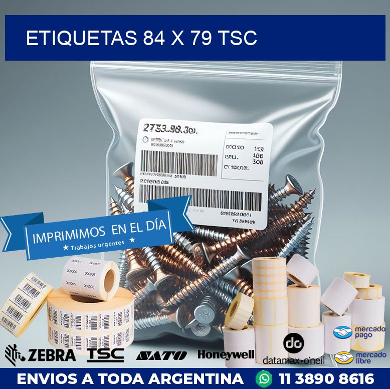 ETIQUETAS 84 x 79 TSC