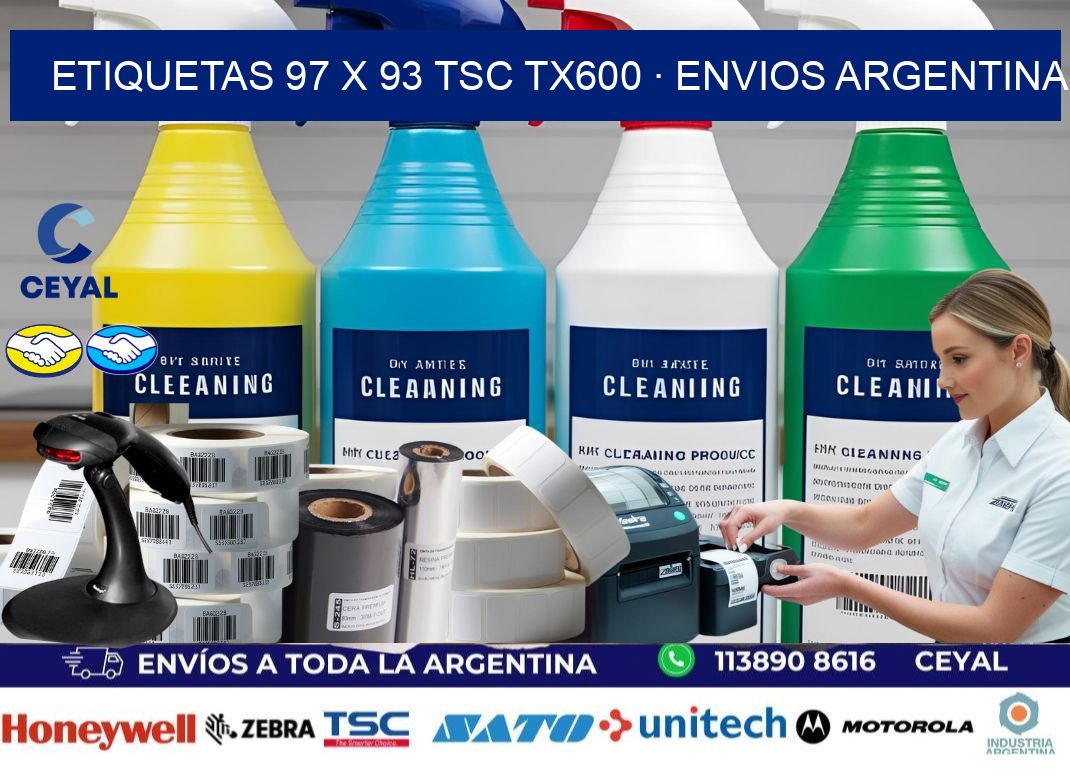ETIQUETAS 97 x 93 TSC TX600 · ENVIOS ARGENTINA