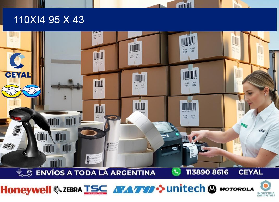 110Xi4 95 x 43