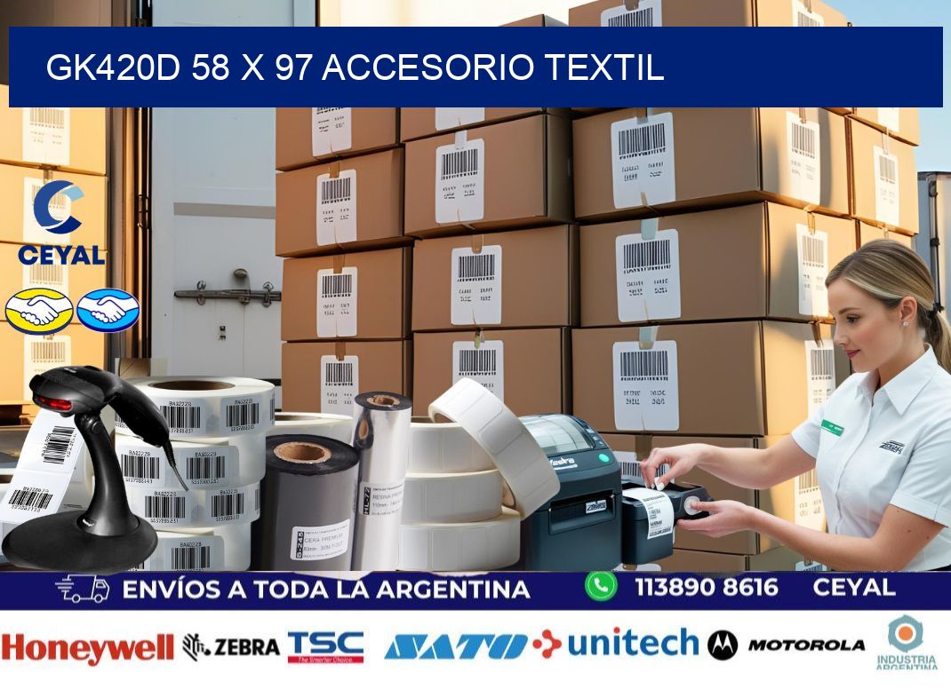 GK420D 58 x 97 ACCESORIO TEXTIL
