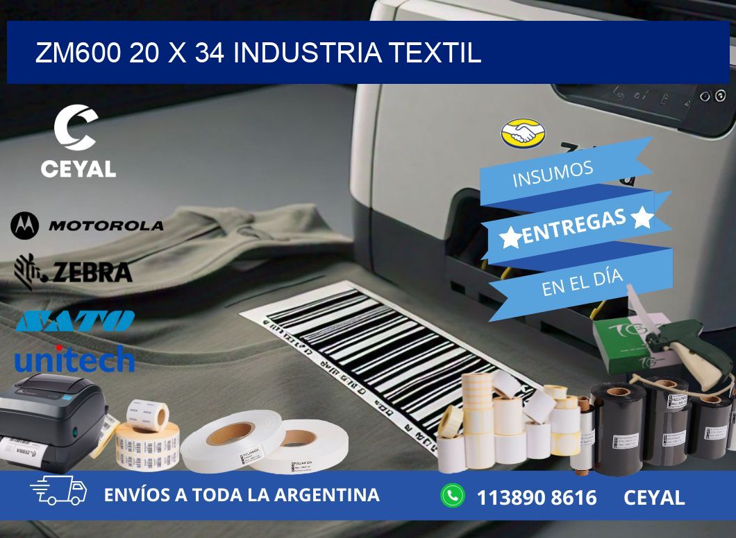 ZM600 20 x 34 INDUSTRIA TEXTIL
