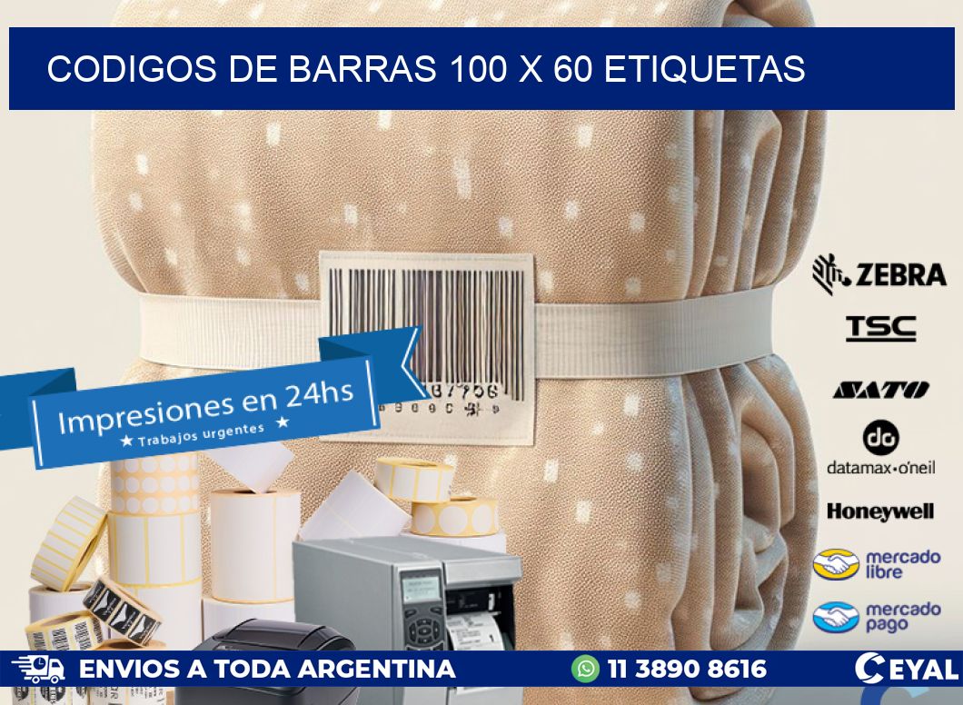 codigos de barras 100 x 60 etiquetas