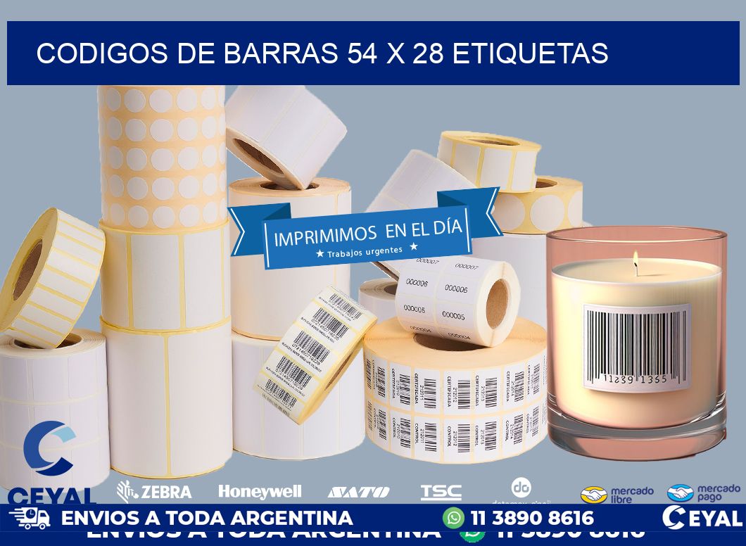 codigos de barras 54 x 28 etiquetas
