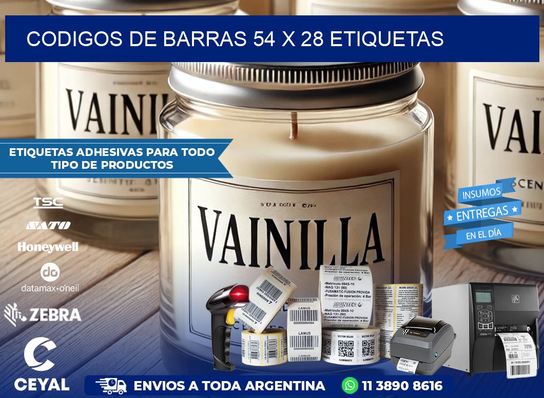 codigos de barras 54 x 28 etiquetas