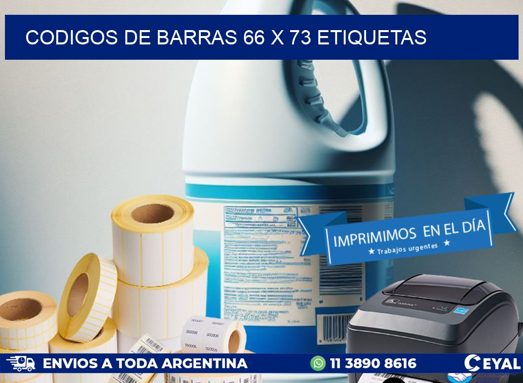 codigos de barras 66 x 73 etiquetas