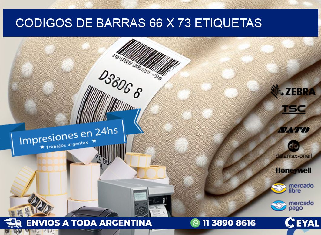 codigos de barras 66 x 73 etiquetas