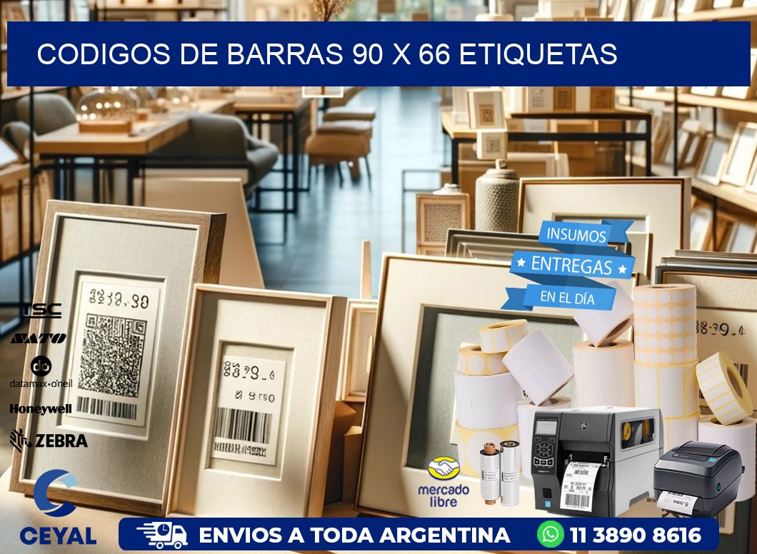 codigos de barras 90 x 66 etiquetas