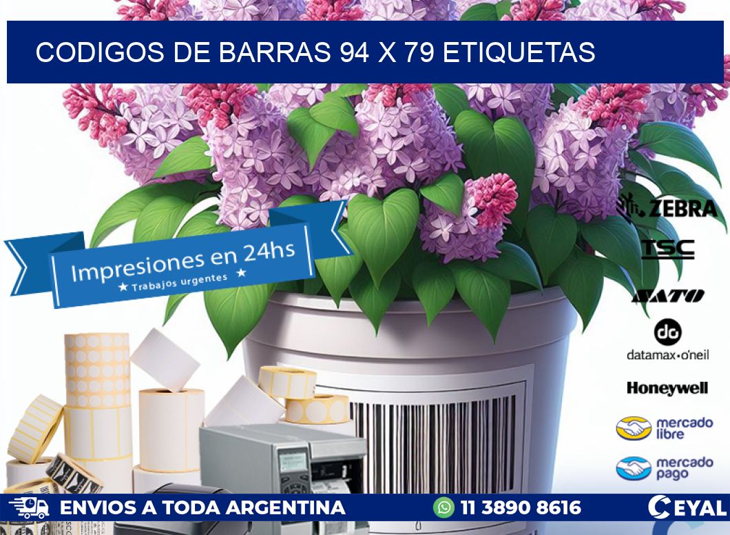 codigos de barras 94 x 79 etiquetas