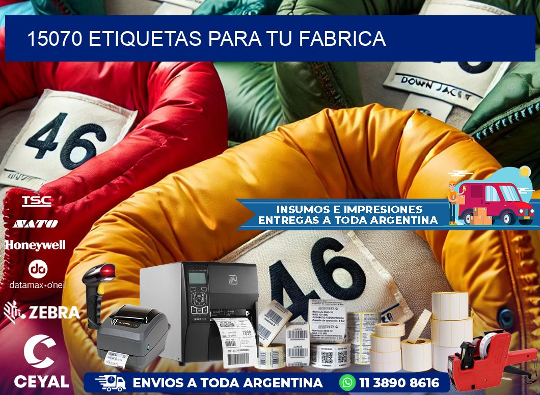15070 etiquetas para tu fabrica