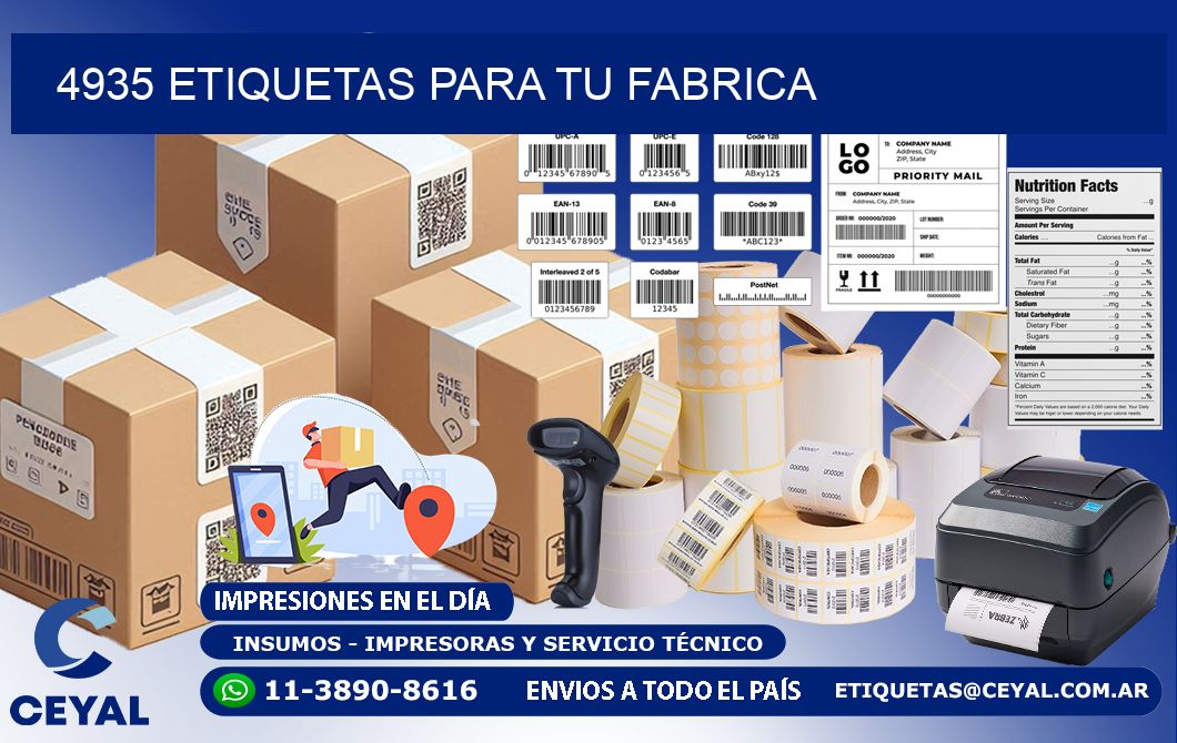 4935 etiquetas para tu fabrica