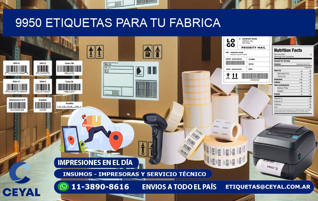 9950 etiquetas para tu fabrica
