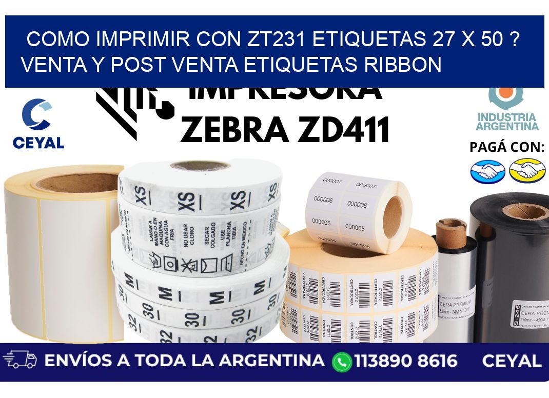 como imprimir con zt231 etiquetas 27 x 50 ? Venta y post venta etiquetas ribbon