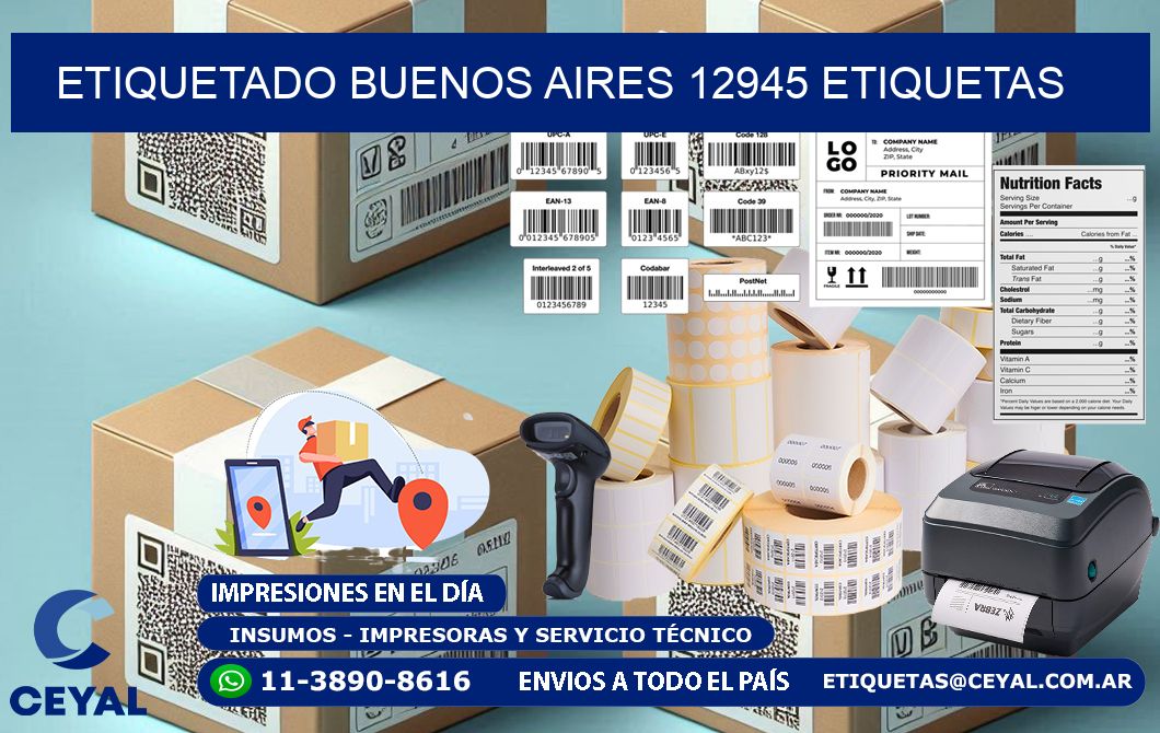etiquetado buenos aires 12945 etiquetas