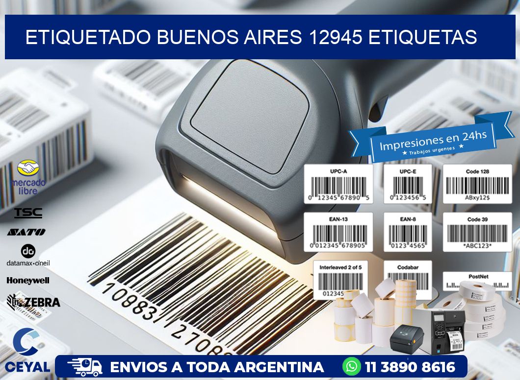 etiquetado buenos aires 12945 etiquetas