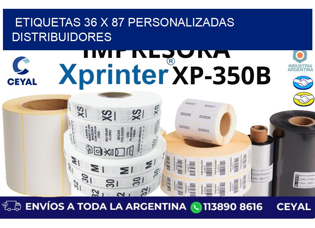 etiquetas 36 x 87 personalizadas distribuidores
