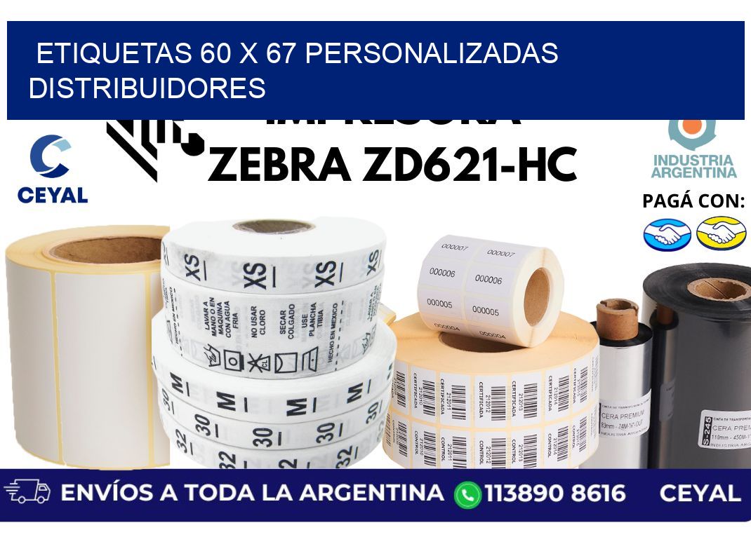 etiquetas 60 x 67 personalizadas distribuidores