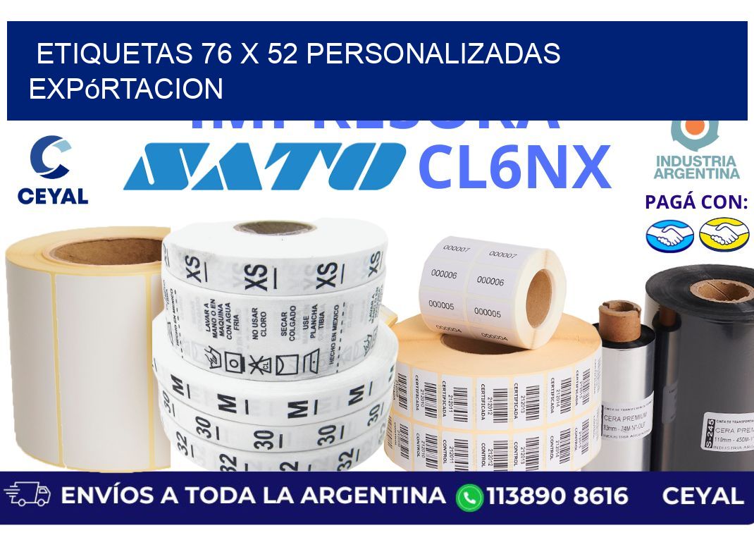 etiquetas 76 x 52 personalizadas expórtacion