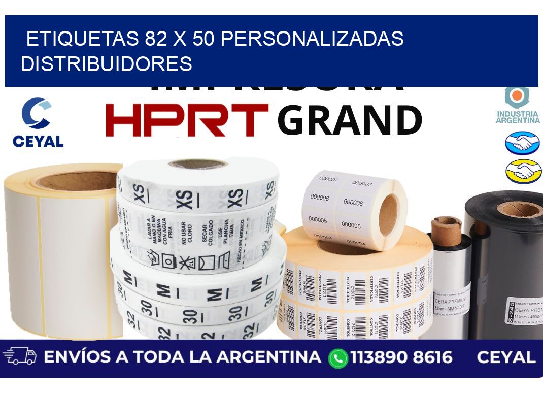 etiquetas 82 x 50 personalizadas distribuidores