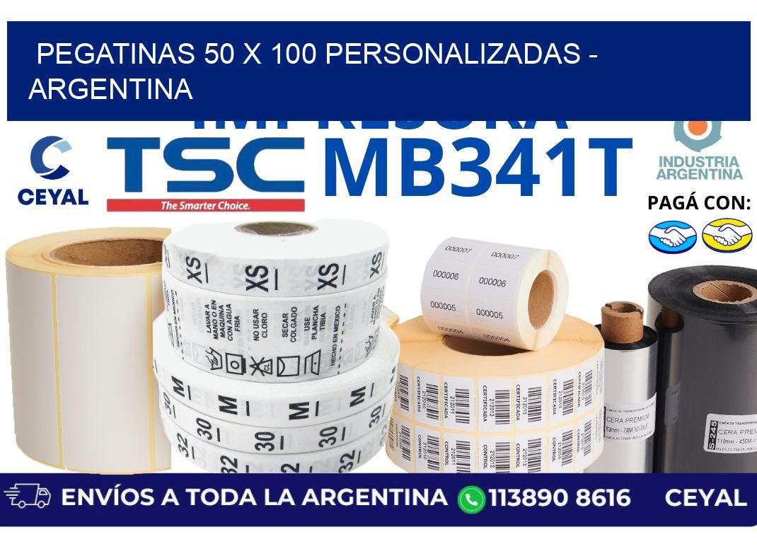 pegatinas 50 x 100 personalizadas – Argentina