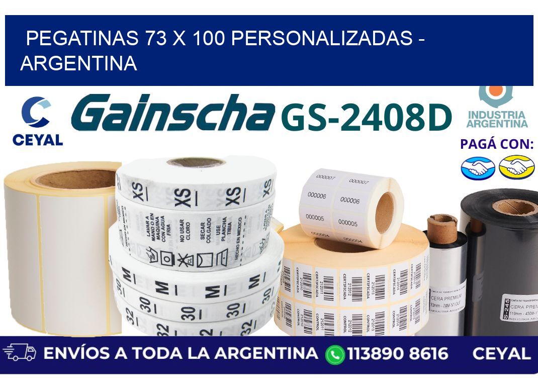 pegatinas 73 x 100 personalizadas - Argentina