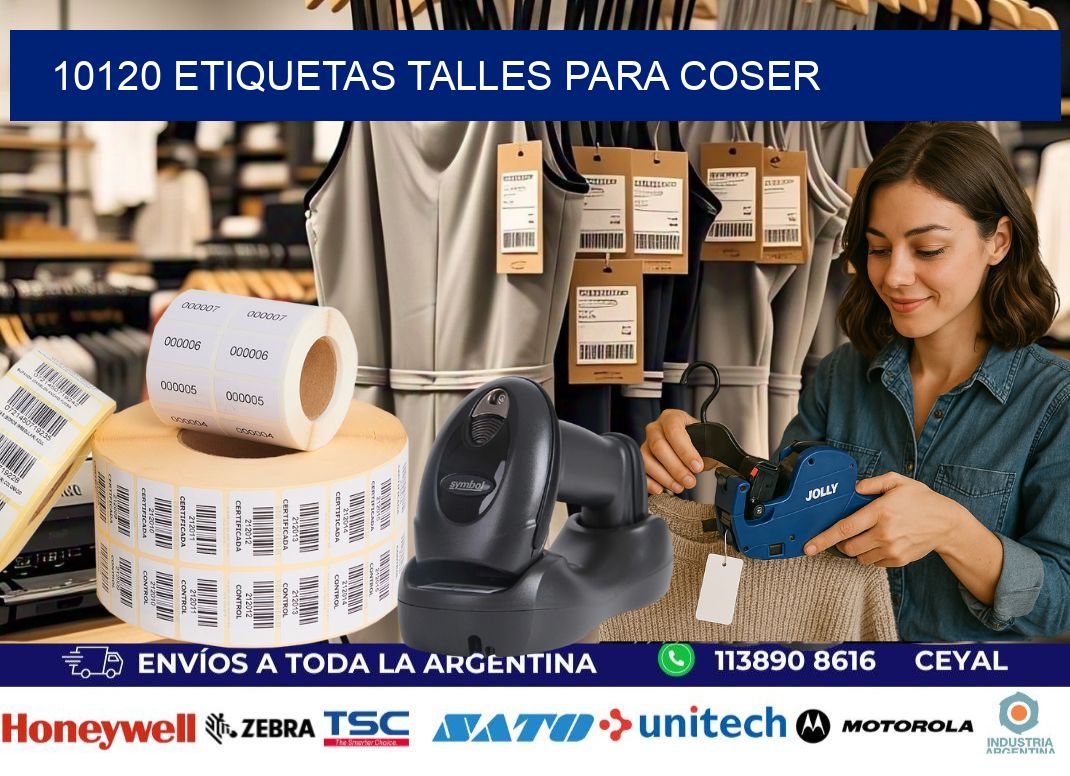 10120 ETIQUETAS TALLES PARA COSER